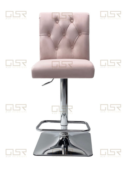 Sofia Pink Bar Stool - ASR Interiors