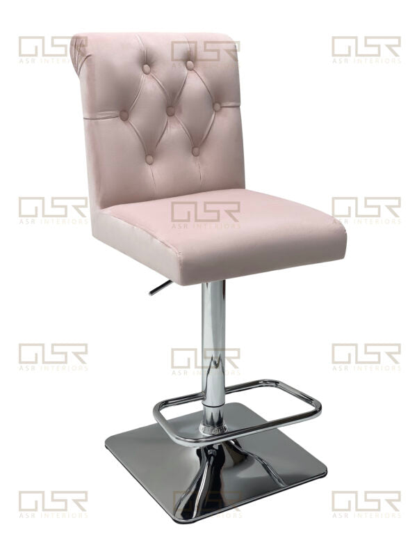 Sofia Pink Bar Stool - ASR Interiors