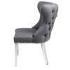 Valentino Hudson Grey PU Dining Chair - ASR Interiors
