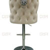 Valentino Mink Velvet Bar Stool - ASR Interiors