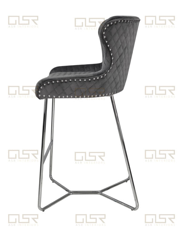 Osaka Grey Bar Stool - ASR Interiors