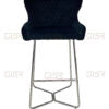 Osaka Black Bar Stool - ASR Interiors