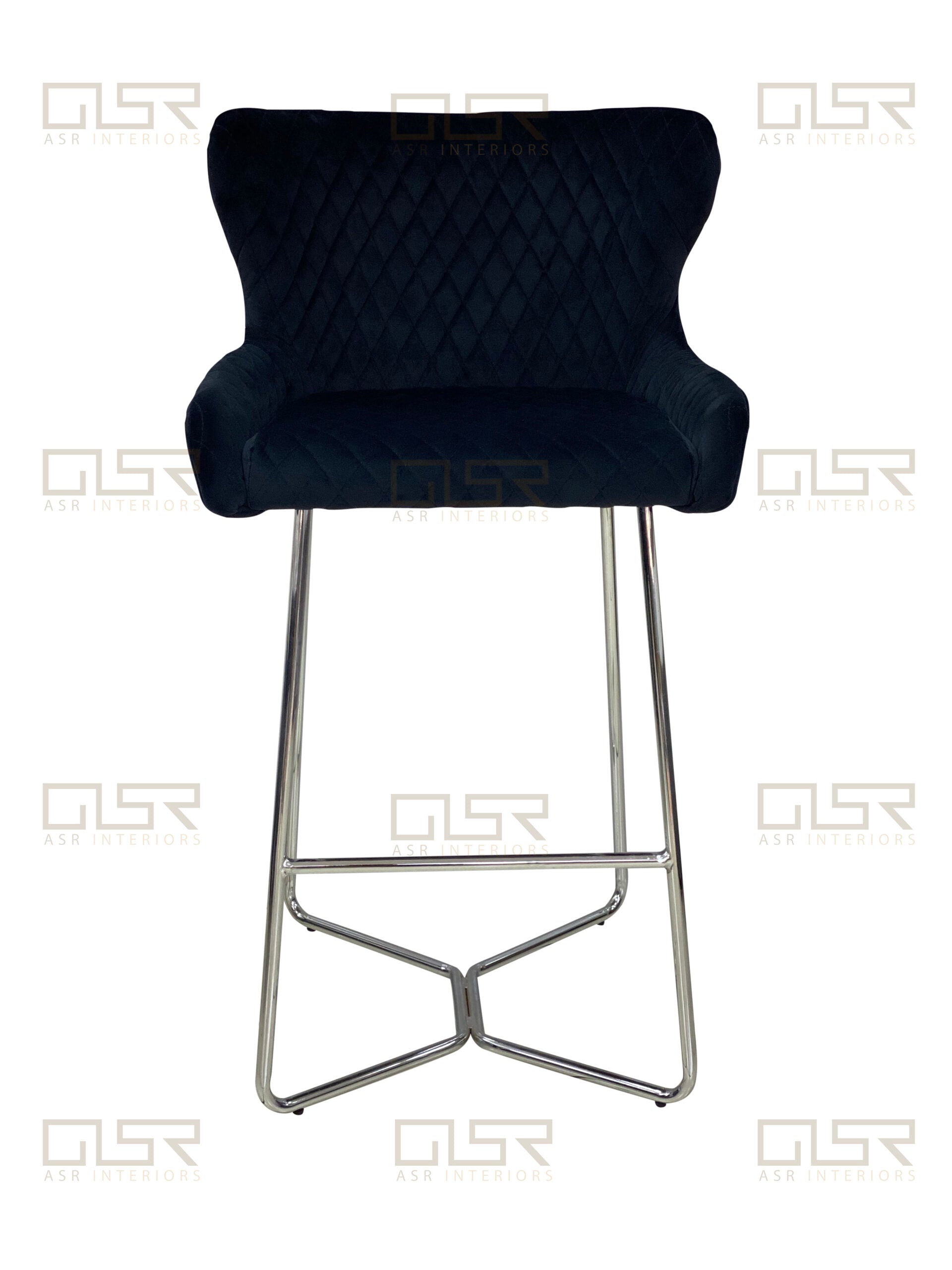 Osaka Black Bar Stool - ASR Interiors