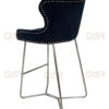 Osaka Black Bar Stool - ASR Interiors