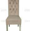 Sofia Mink Colour Chrome Leg Lion Knocker Dining Chair - ASR Interiors