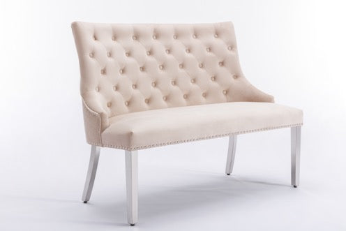 Majestic Mink High Back Bench - ASR Interiors