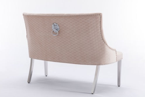 Majestic Mink High Back Bench - ASR Interiors