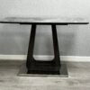 Zermatt Console Table (Grey Ceramic) - ASR Interiors