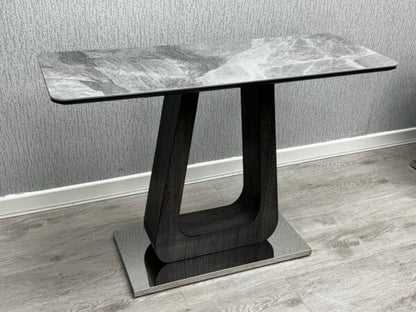 Zermatt Console Table (Grey Ceramic) - ASR Interiors