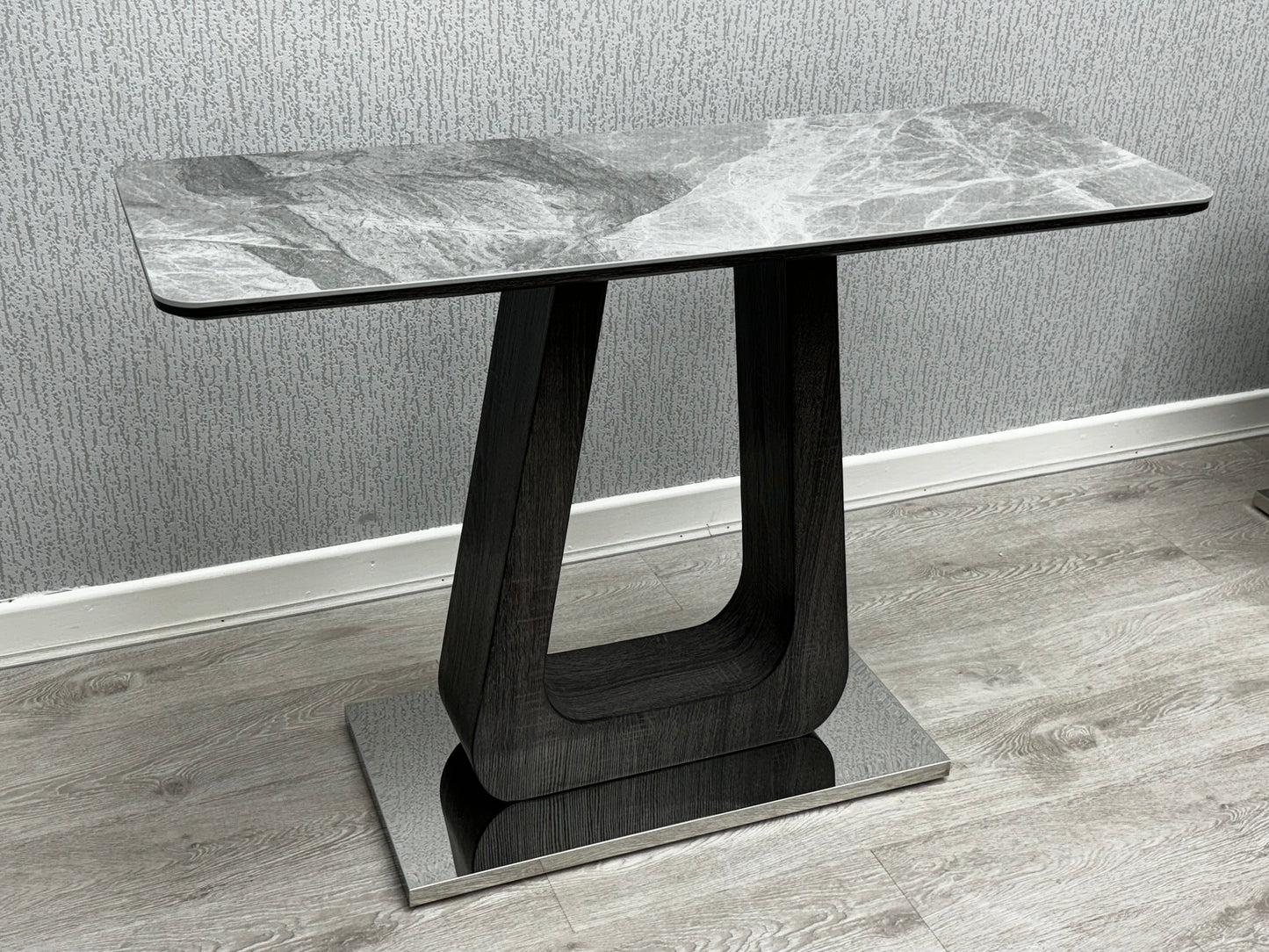 Zermatt Console Table (Grey Ceramic) - ASR Interiors
