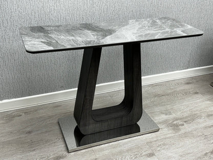 Zermatt Console Table (Grey Ceramic) - ASR Interiors