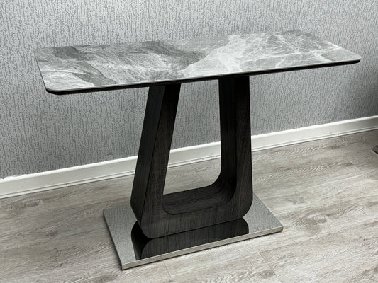 Zermatt Console Table (Grey Ceramic) - ASR Interiors