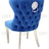 Valentino Navy Dining Chair - ASR Interiors
