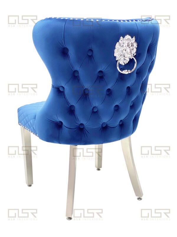 Valentino Navy Dining Chair - ASR Interiors