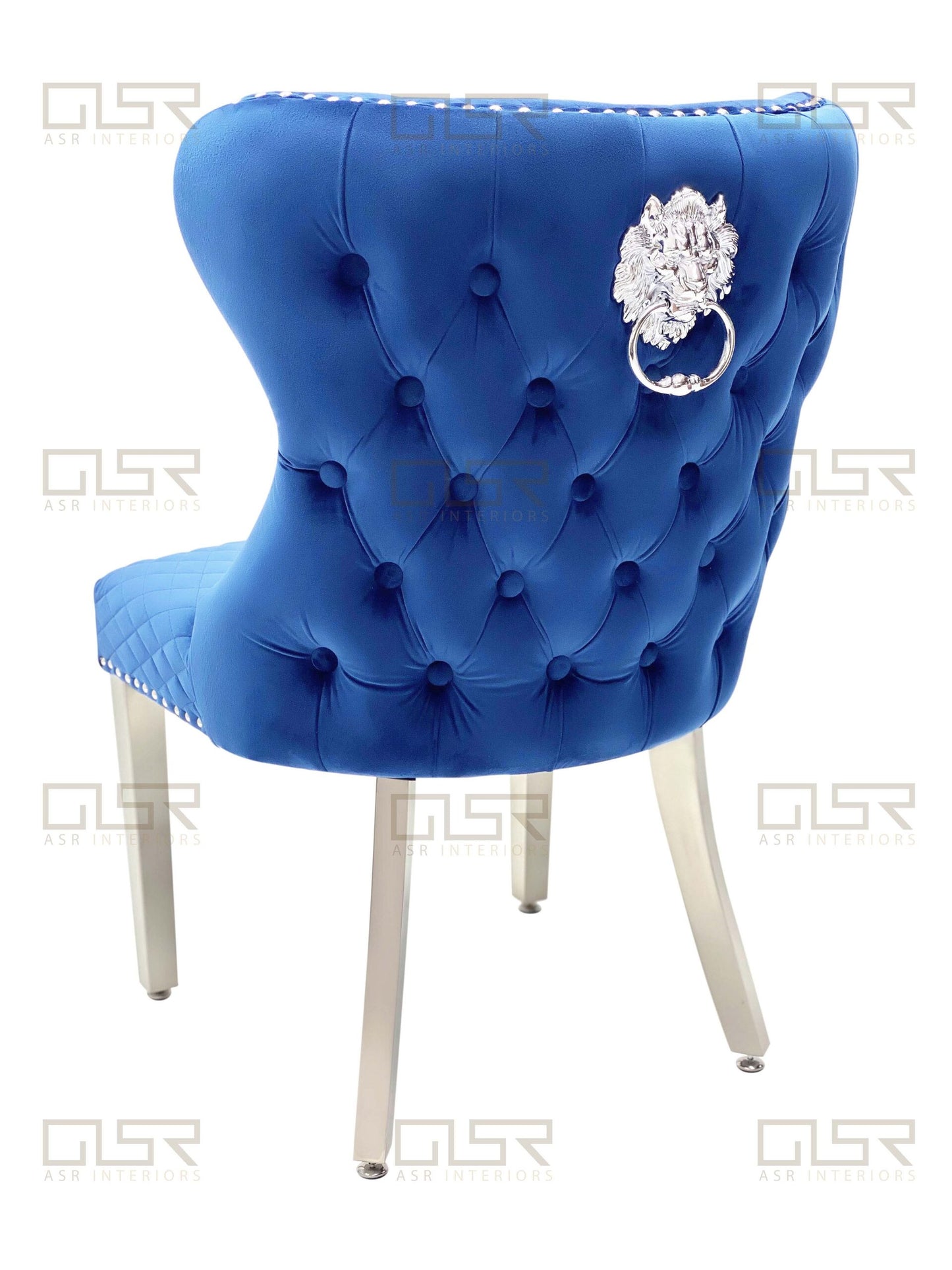 Valentino Navy Dining Chair - ASR Interiors