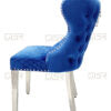 Valentino Navy Dining Chair - ASR Interiors