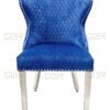 Valentino Navy Dining Chair - ASR Interiors