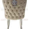 Valentino Mink Velvet Dining Chair - ASR Interiors