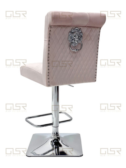 Sofia Pink Bar Stool - ASR Interiors