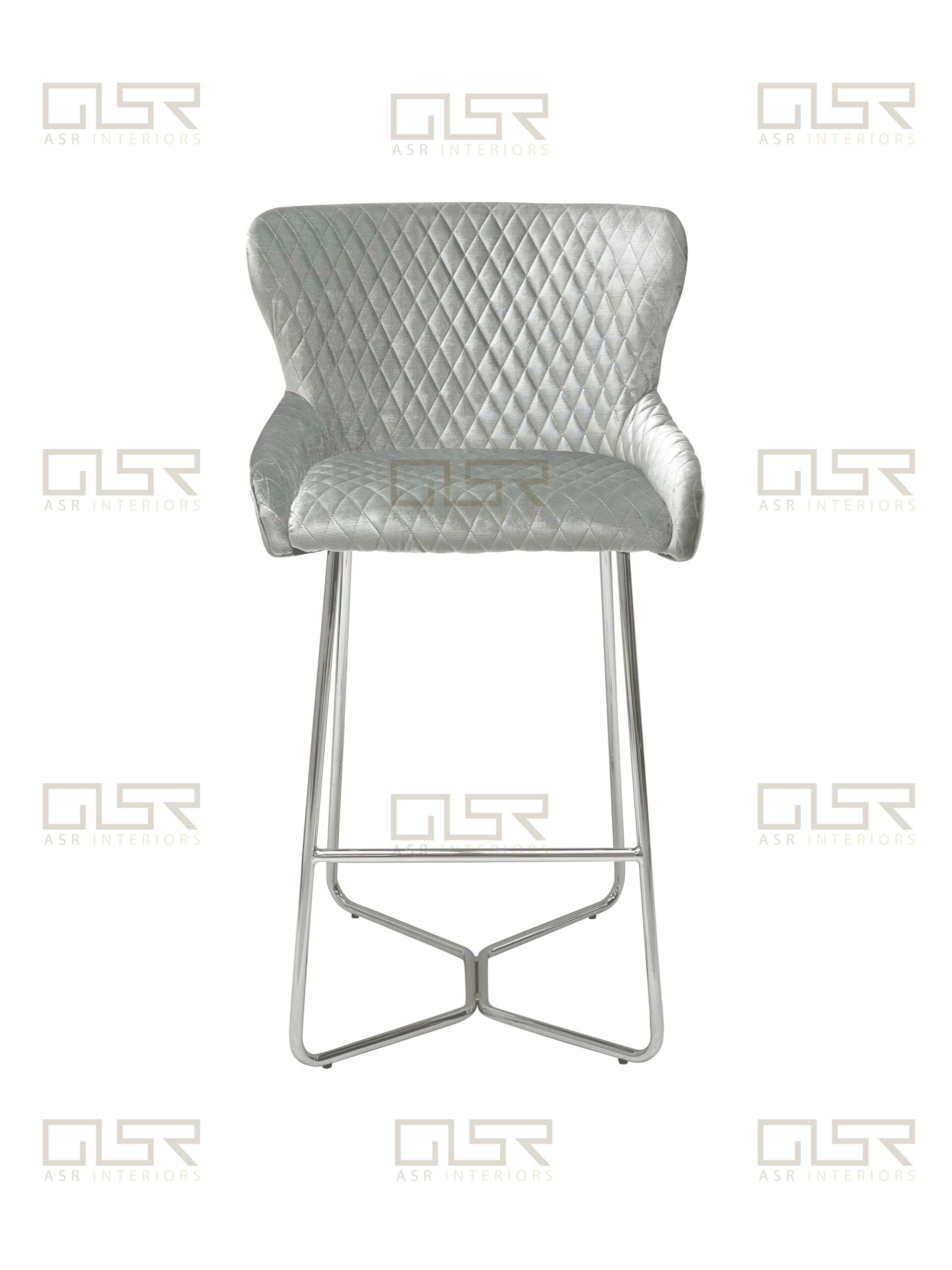 Osaka Silver HQ Bar Stool - ASR Interiors