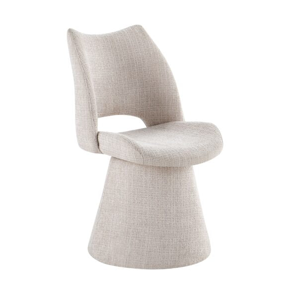 Maryland Beige 360 Swivel Chair - ASR Interiors