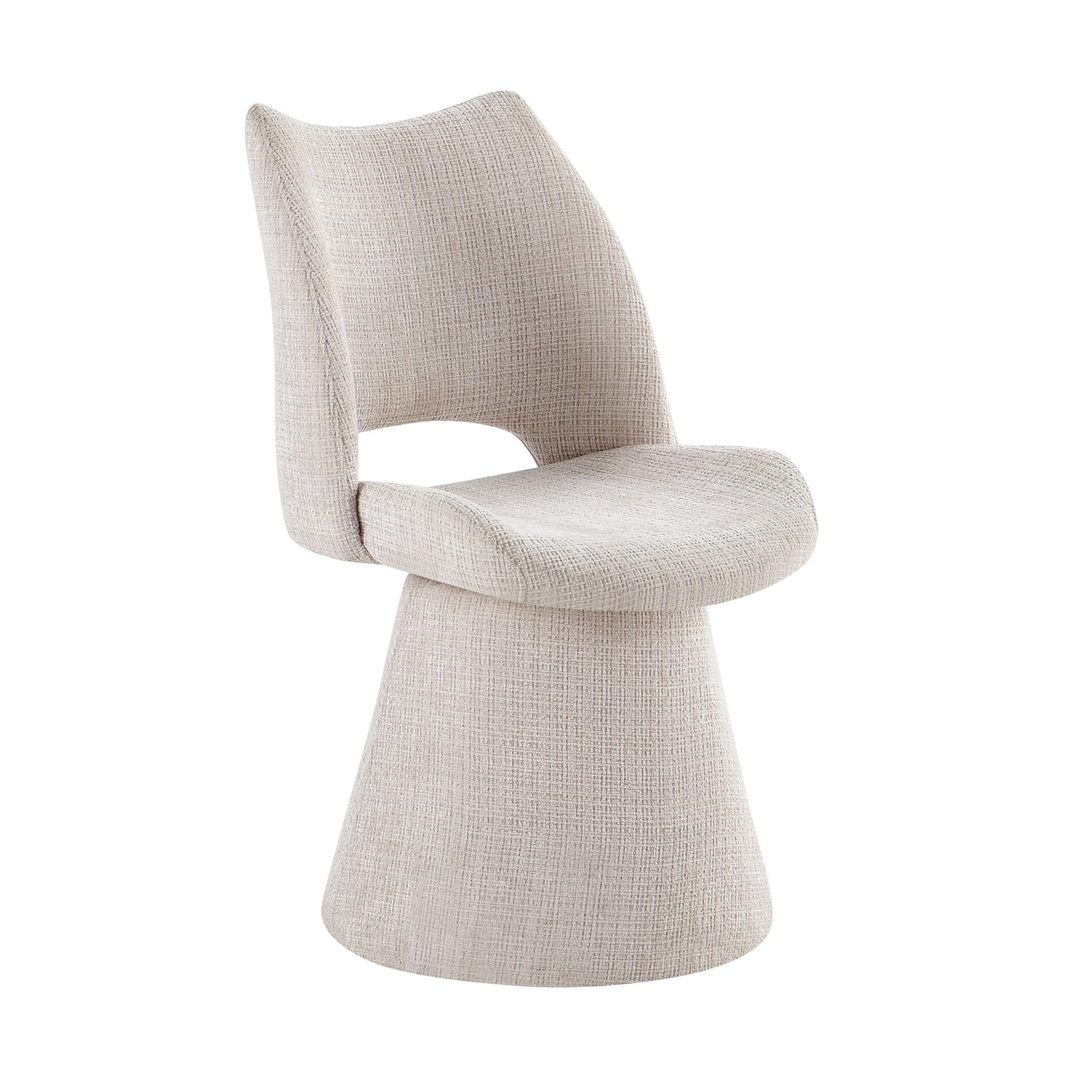 Maryland Beige 360 Swivel Chair - ASR Interiors