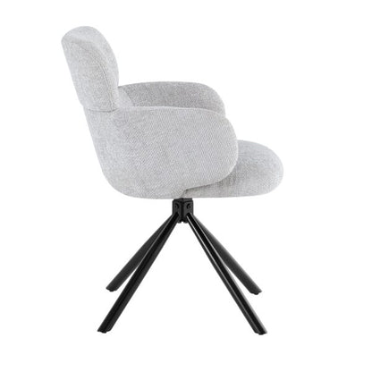 Tuscany Grey 360 Swivel Chair - ASR Interiors