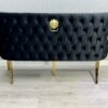 Victoria Black Gold Luxury Bench - ASR Interiors