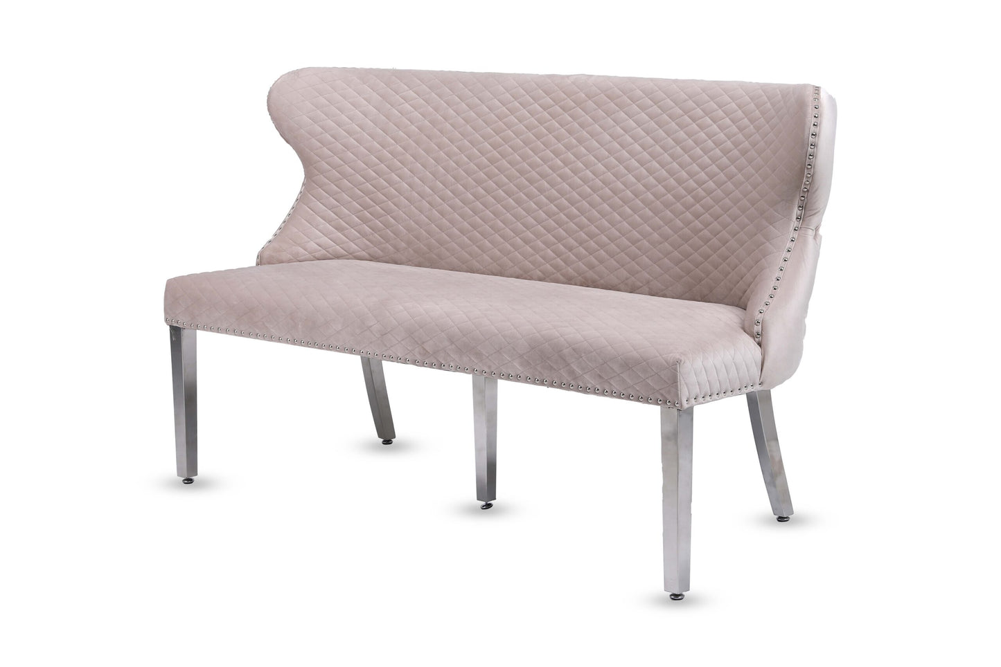 Valentino Mink Velvet Bench - ASR Interiors