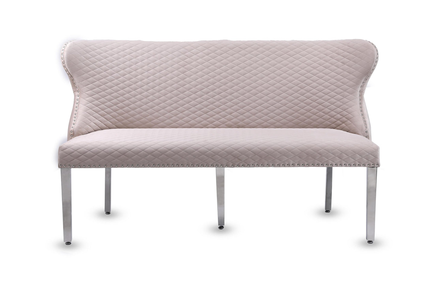 Valentino Mink Velvet Bench - ASR Interiors