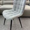 Monza Grey Fabric Dining Chair - ASR Interiors