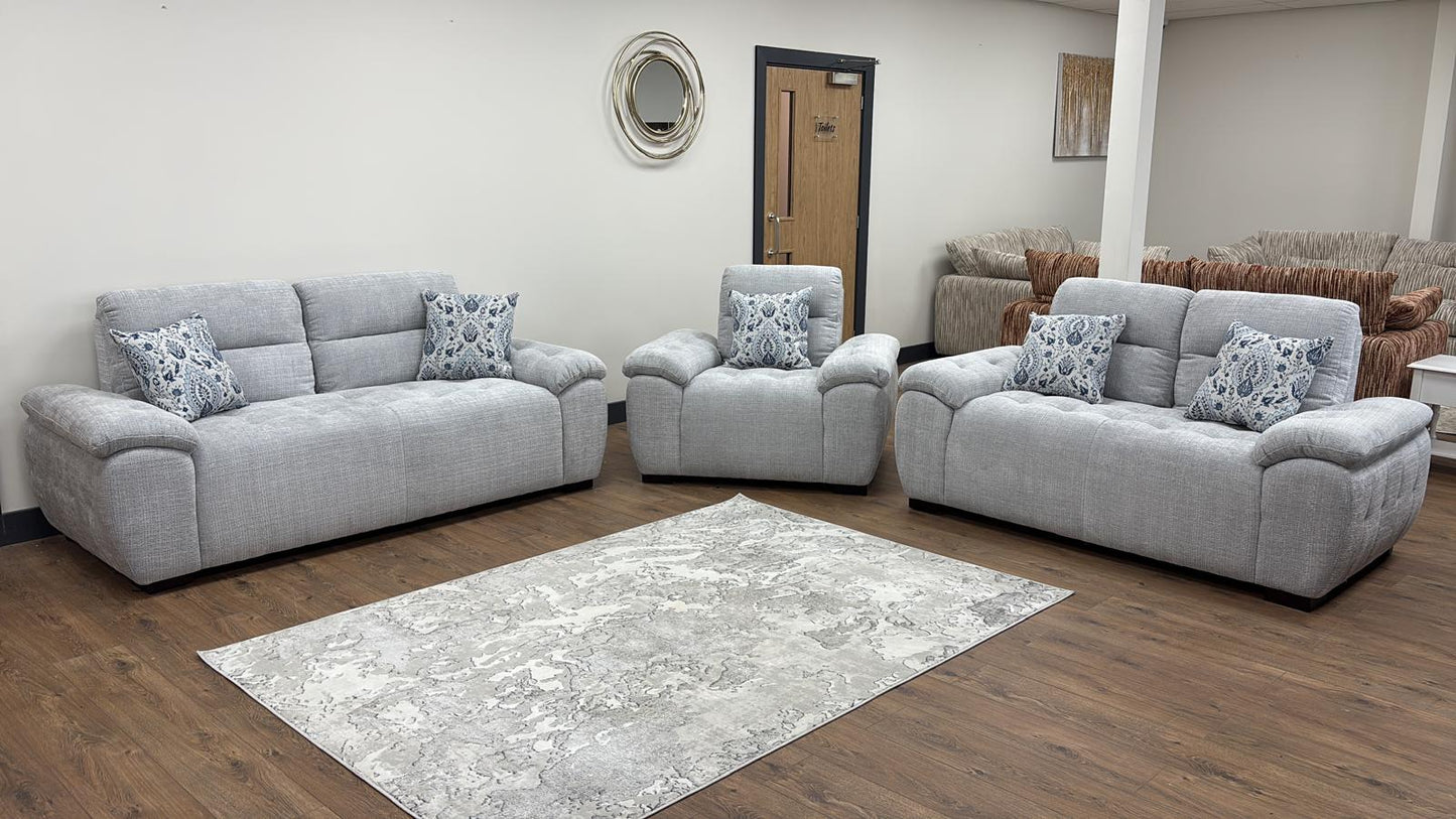 Torino Sofa Grey 3+2+1 Set