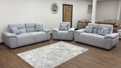 Torino Sofa Grey 3+2+1 Set