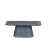 Davos Grey Oval Ceramic Dining Table - ASR Interiors