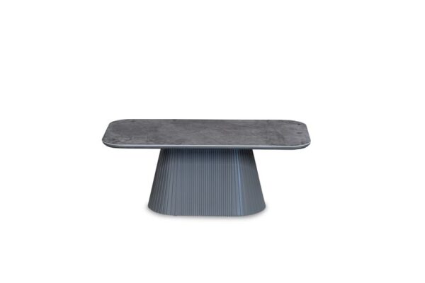 Davos Grey Oval Ceramic Dining Table - ASR Interiors