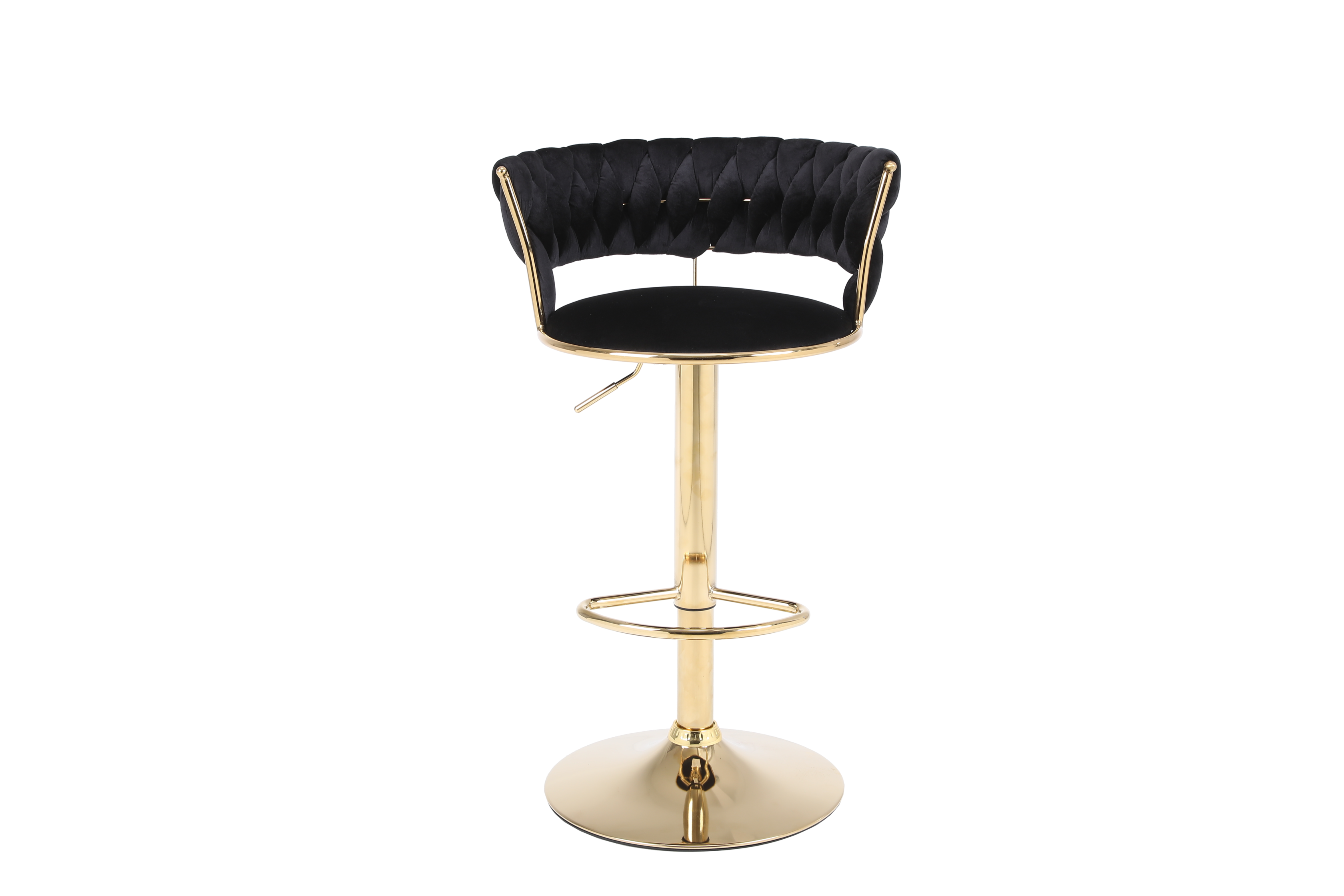 Camelia Black & Gold Bar Stool - ASR Interiors
