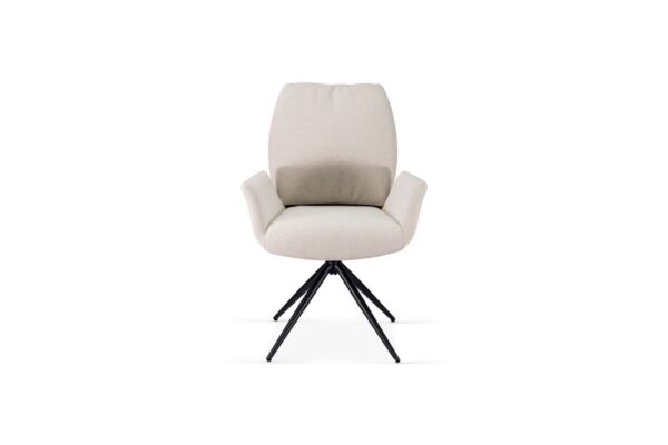 Fairmont 360 Swivel Beige Dining Chair - ASR Interiors