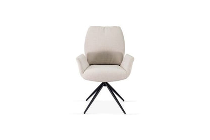Fairmont 360 Swivel Beige Dining Chair - ASR Interiors