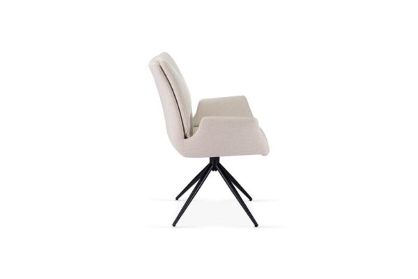 Fairmont 360 Swivel Beige Dining Chair - ASR Interiors