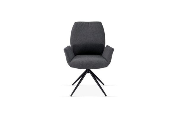 Fairmont 360 Swivel Grey Dining Chair - ASR Interiors
