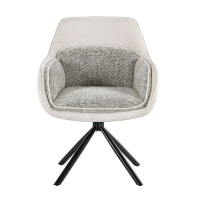 Florence 360 Beige Swivel Chair - ASR Interiors