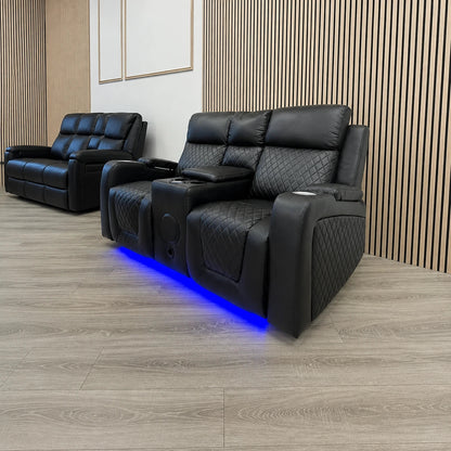 Florida Electric Leather Recliner Sofa Set (3+2 Seater)