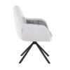 Florence 360 Grey Swivel Chair - ASR Interiors