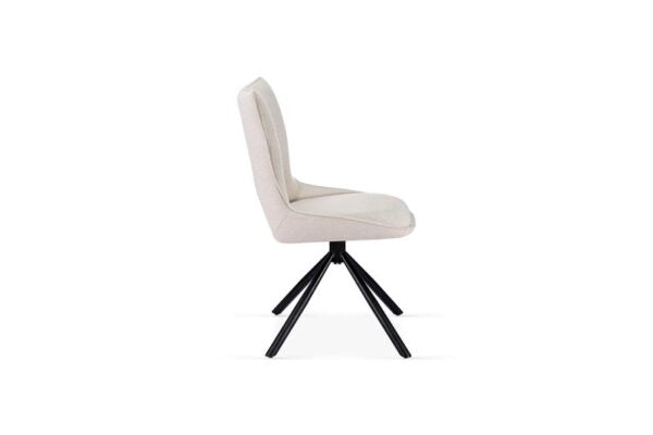 Roseland 360 Swivel Beige Dining Chair - ASR Interiors