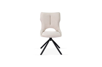 Roseland 360 Swivel Beige Dining Chair - ASR Interiors