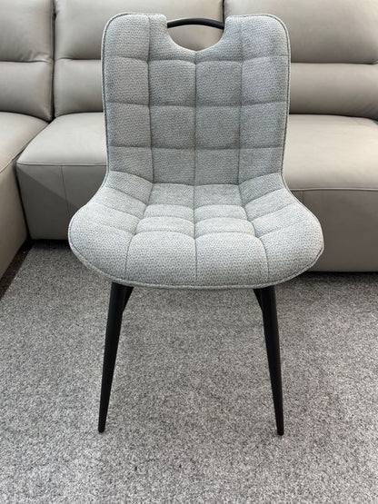 Monza Grey Fabric Dining Chair - ASR Interiors