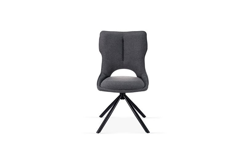 Roseland 360 Swivel Grey Dining Chair - ASR Interiors