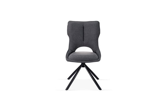 Roseland 360 Swivel Grey Dining Chair - ASR Interiors