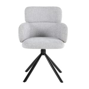 Vienna Grey & Silver Dining Chair - ASR Interiors