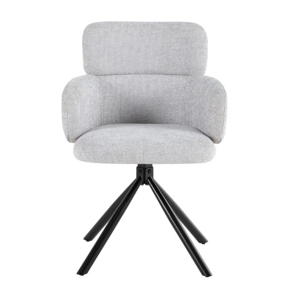 Tuscany Grey 360 Swivel Chair - ASR Interiors